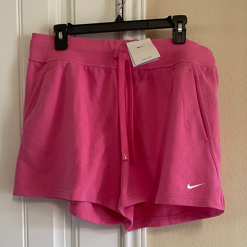 Nike Women's Bubblegum Pink Athletic Shorts- Sz L
